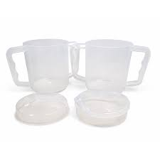 Mug with Two Handles and Spout and Splash Lid (270ml)