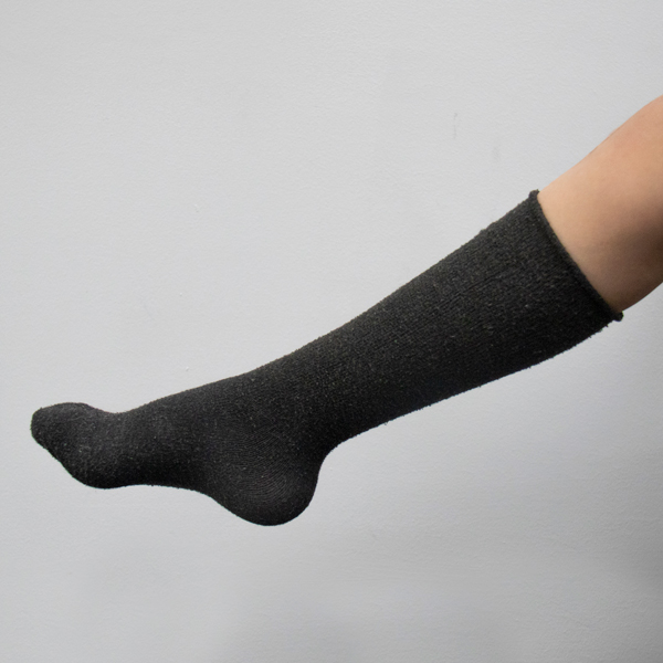 Wear long socks- smooth out any wrinkles.