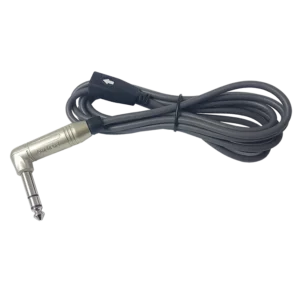 Replacement Break Cord USB Mini to Right Angle 6.35 mm Stereo Plug 2m (T & R)