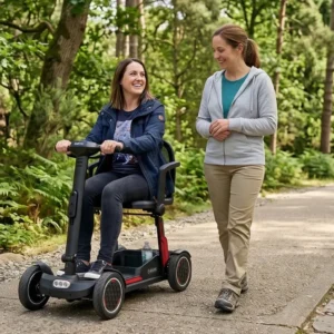 EMETRO PORTABLE MOBILITY SCOOTER RED/BLACK