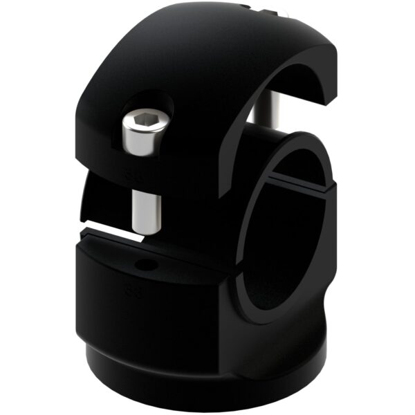 Udaption closed frame clamp for round wheelchair tubes                  