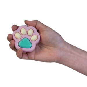 Fidget Keychain Cat Paw Click